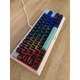 Custom Keycap Set PBT, 104 keys, Dark Blue, Black, Cyan - MARVO-KP-01-BL