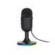 Геймърски микрофон Gaming USB Microphone - MIC-06 Black - USB, RGB