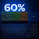 Gaming Mechanical Keyboard Ace 60 Pro - 8K, KTEK Magnetic Switch [Linear] (English US), Black