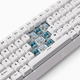 геймърска механична клавиатура Gaming Mechanical Keyboard Ace 68 - 8K, Ice Blue Magnetic Switch [Linear] (English US), White