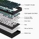 геймърска механична клавиатура Gaming Mechanical Keyboard Jet75 - 8K, Kailh Magnetic God Switch [Linear] (English US), Black