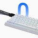 Gaming Mechanical Keyboard Ace 68 - 8K, Ice Rhino Magnetic Switch [Linear] (English US), White