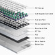 геймърска механична клавиатура Gaming Mechanical Keyboard Ace 68 Air - 8K, Mount Tai Magnetic Switch GT [Tactile] (English US), White