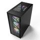 кутия AIR 1000 PREMIUM, Mid-tower Case, TG, 2 Front Panels, 4x120mm ARGB Fans, Black