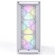 AIR 1000 PREMIUM, Mid-tower Case, TG, 2 Front Panels, 4x120mm ARGB Fans, White