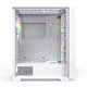 AIR 1000 PREMIUM, Mid-tower Case, TG, 2 Front Panels, 4x120mm ARGB Fans, White