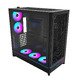 Case ATX - HS01 PRO (W) - 5 x 120 mm ARGB Fans, USB-C, Black