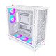 кутия Case ATX - HS01 PRO (W) - 5 x 120 mm ARGB Fans, USB-C, White