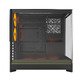 Case ATX - HS02 PRO (B) - 5 x 120 mm ARGB Fans, USB-C, Black