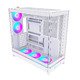 Case ATX - HS02 PRO (W) - 5 x 120 mm ARGB Fans, USB-C, Black