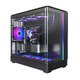 Case mATX - KING 15 PRO (B) - 4 x 120 mm A-RGB, USB-C