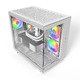 кутия KING 65 Pro, Dual Chamber Mid-tower Case, 3 ARGB Fans, White