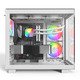 кутия KING 65 Pro, Dual Chamber Mid-tower Case, 3 ARGB Fans, White
