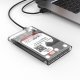 Storage - Case - 2.5 inch 10Gbps Type-C Transparent - 2139C3-G2-CR-EP