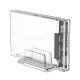 Storage - Case - 2.5 inch USB3.0 with Stand, UASP, transparent - 2159U3-CR