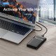кутия за диск Storage - Case - 2.5 inch USB-C - 2577C3-V1-BK