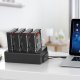 докинг станция Storage - HDD/SSD Dock/Duplicator - 4x 2.5 and 3.5 inch USB3.0, black - 6648US3-C