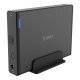 Storage - Case - 3.5 inch Vertical, USB3.1 Type-C, Power adapter, UASP, black - 7688C3-BK