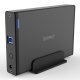 кутия за диск Storage - Case - 3.5 inch Vertical, USB3.0, Power adapter, UASP, black - 7688U3-BK