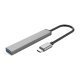 USB3.0/2.0 HUB 4 port - Type-C input - AH-13-GY
