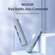 хъб USB3.0/2.0 HUB 3 port TYPE C, Aluminum - AH-W13-GY