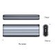 външна кутия за диск Storage - Case - M.2 NVMe M-key 10 Gbps, Aluminium - AM2C3-G2-GY