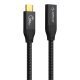 кабел Cable USB 3.2 Gen2x2 - Type-C Male to Female Extension PD100W 20Gbps 1.0m Black - CY32-10-BK