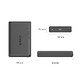 Storage - Case - 3.5 inch USB-C black - DDL35-C3-EU-BK