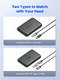 Storage - Case - 3.5 inch USB-C black - DDL35-C3-EU-BK