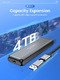 Storage - Case - M.2 NVMe/SATA M/B key - USB3.1 Type-C Gen.2 10Gbps - DDNV-C3-G2-BK-BP