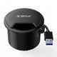 хъб за бюро Desktop grommet USB 3.0 HUB, 4 port - DESK-4U-BK-BP
