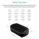 зарядна станция за мобилни устройства Charger Station 220V - 10 x USB 120W black - DUK-10P-EU-BK