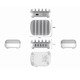 зарядна станция за мобилни устройства Charger Station 220V - 5 x USB 40W White - DUK-5P-EU-WH