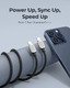 кабел Cable USB C-to-C PD 100W Charging 1.0m Black - GQZ100-10-BK