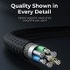 Cable USB C-to-C PD 60W Charging 1.5m Black - GQZ60-15-BK