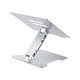 Laptop Stand - Aluminum, 2 x USB3.0, Card Reader, up to 15.6" - LST-2AS-SV