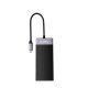 докинг станция Type-C Docking Station Power Distribution 3.0 87W - HDMI, Type-C x 1, USB3.0 x 1, USB 2.0 x 2, LAN, SD, VGA, Audio - MDK-10P-BK