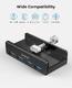 хъб USB 3.0 HUB Clip Type 4 port, Black - MH4PU-BK