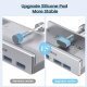 хъб USB 3.0 HUB Clip Type 4 port - aux Micro-USB power input, Aluminum - MH4PU-P-SV