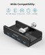 USB 3.0 HUB Clip Type 4 port - aux Micro-USB power input, Black - MH4PU-P-BK