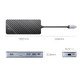 Portable Docking station M.2 SATA/NVMe - HDMI, USB3.2-A x 2, USB-C (10Gbps) x 1,USB-C (PD100W), SD/TF - OM28P-G2-BK