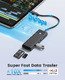 USB3.1 HUB Type-C - 3 x USB3.0, SD, TF - PAPW3AT-C3-015-BK