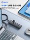 хъб HUB USB3.0 4 port, Aluminium, Grey - PDD4U-U3-015-GY