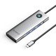 Type-C Docking Station Power Distribution 100W - HDMI, Type-C x 1, USB3.0 x 3, LAN 1000Mbps Gigabit, SD/TF, VGA, Audio - PW11-10P-GY