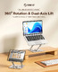 Laptop Stand - Aluminum Alloy - ST11-GY-EP