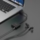 USB Sound card - Headphones, Mic, 4 PIN headset, Black - SKT3-BK