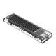 външна кутия за диск Storage - Case - M.2 NVMe M key - USB3.1 Type-C - TCM2-C3-BK