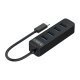 USB3.0 HUB 4 port - Type C input, aux Type-C power input - TWC3-4A