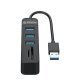 USB3.0 HUB 3 port + Card Reader - TWU3-3AST