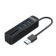 USB3.0 HUB 3 port + Card Reader - TWU3-3AST